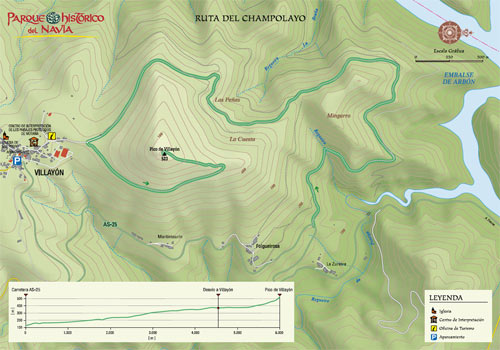 Mapa de la Ruta del Champolayo